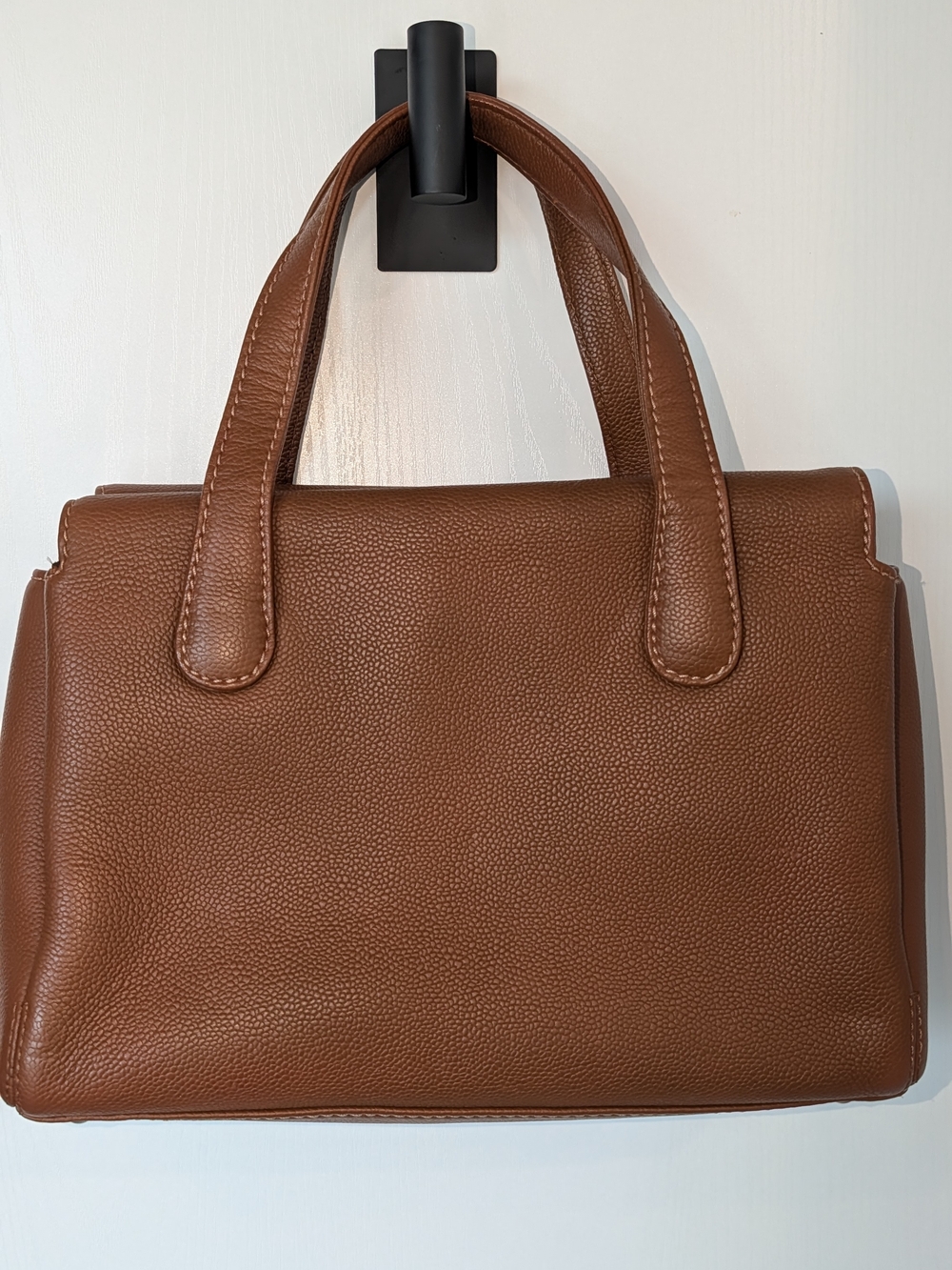 Chanel Rare Caviar Brown Leather Top-Handle Bag - Picture 9 of 10